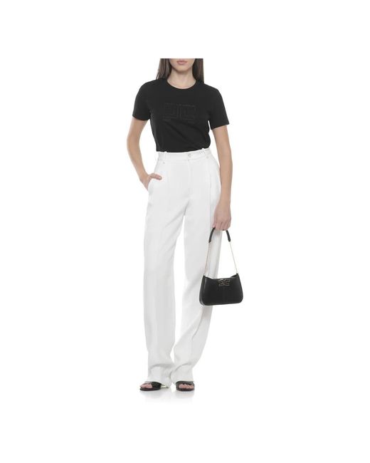 Elisabetta Franchi Black T-Shirts