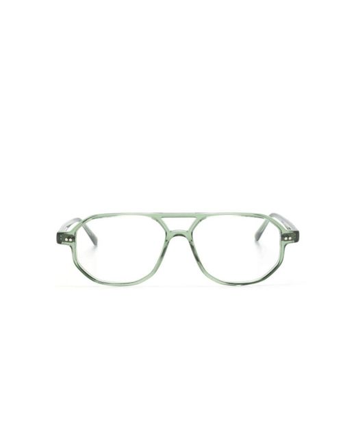 Moscot Metallic Gazeektal Opt Pine Optical Frame