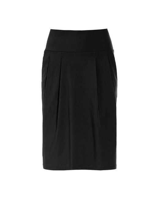 Bitte Kai Rand Rokken ,Zwart ,Zwarte Geplooide Stretch Rok in het Black