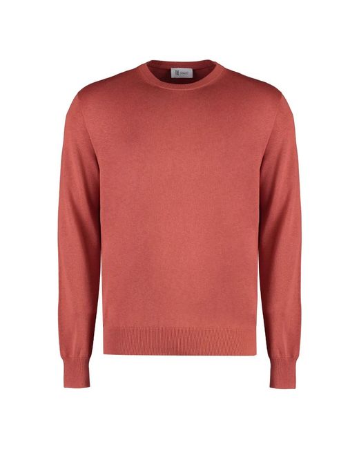 THE (Alphabet) Red Round-Neck Knitwear for men