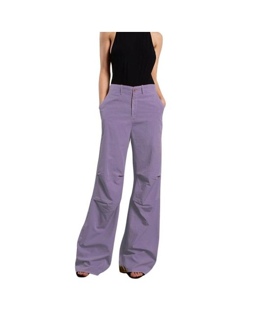 3x1 Purple Lila weite hose für frauen