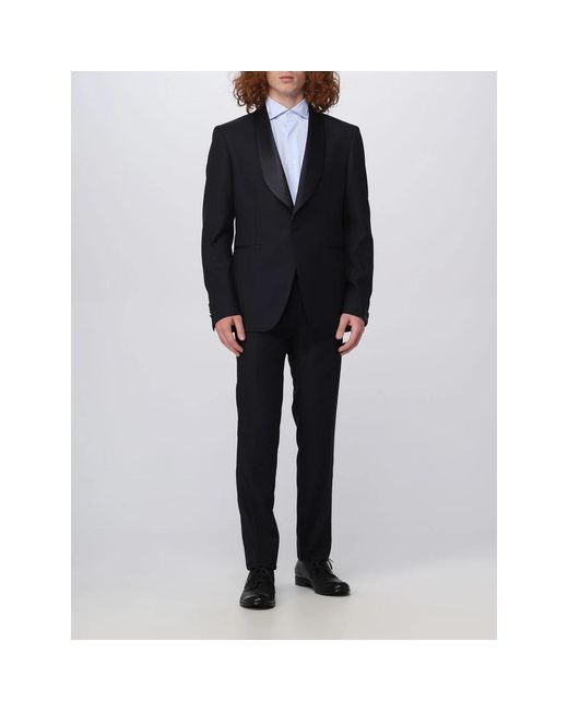 Single Breasted Suits Tagliatore de hombre de color Black