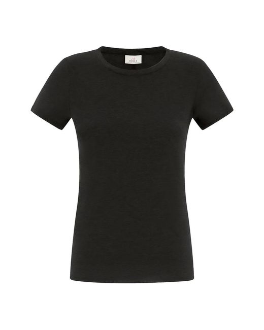 Camiseta stretch con estampado de logo Deha de color Black