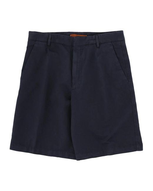 Zegna Blue Casual Shorts for men