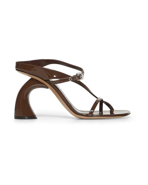 Dries Van Noten Brown High Heel Sandals