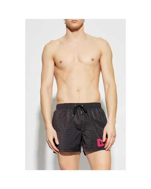 DSquared² Black Beachwear for men