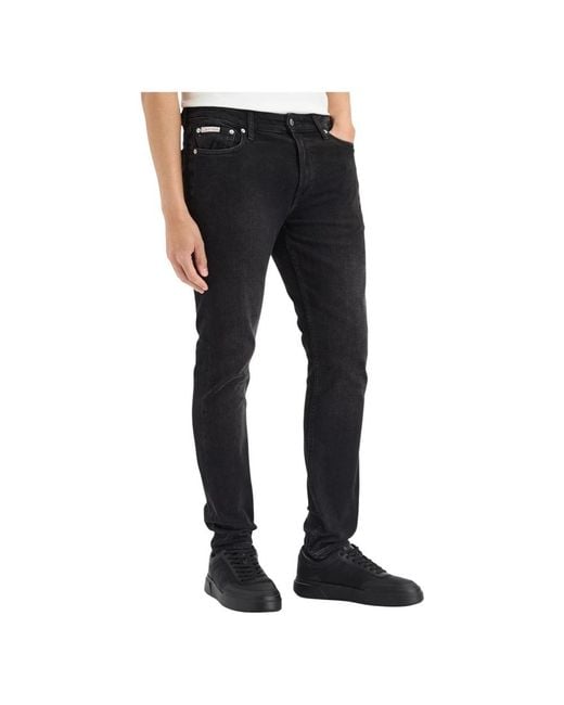 Calvin Klein Black Slim-Fit Jeans for men