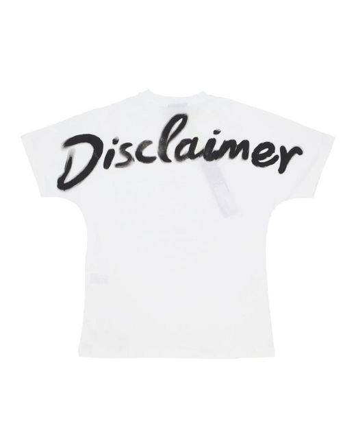 DISCLAIMER White T-Shirts