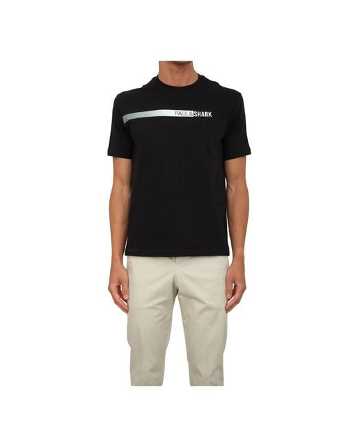 T-Shirts Paul & Shark de hombre de color Black