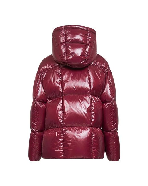 Moncler Blu Padded Jacket in het Red