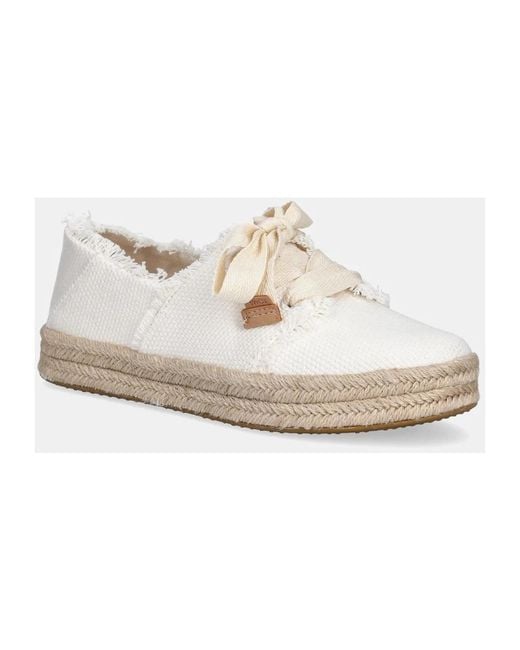 TOMS White Espadrilles