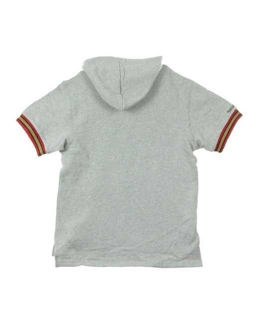 Mitchell & Ness Kurzarm-Kapuzenpullover Leichter Sweatshirt in Gray für Herren