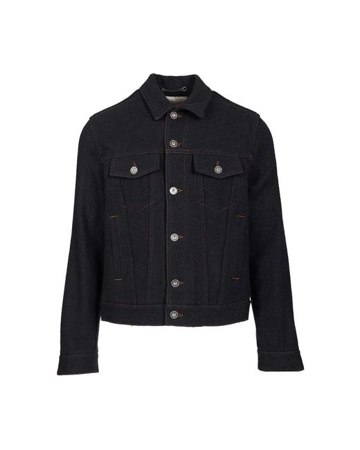 Jacob Cohen Blue Denim Jackets for men