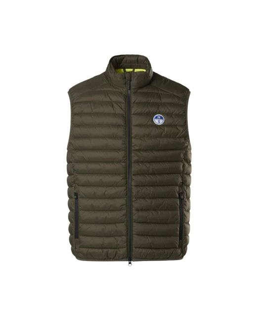 North Sails Jassen ,Groen ,Leer Zephyr Ultralichte Bodywarmer in het Green voor heren
