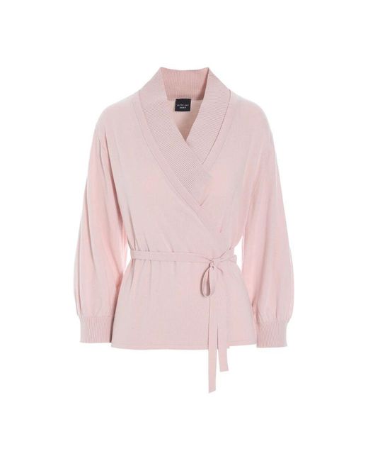 Bitte Kai Rand Pink Hellrosa wickelbluse bloom