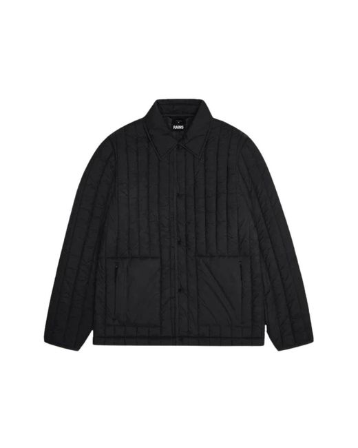 Rains Black Light Jackets