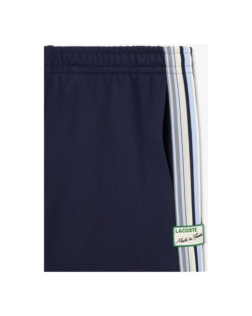 Lacoste Broeken ,Blauw ,Katoen French Made Joggingbroek in het Blue
