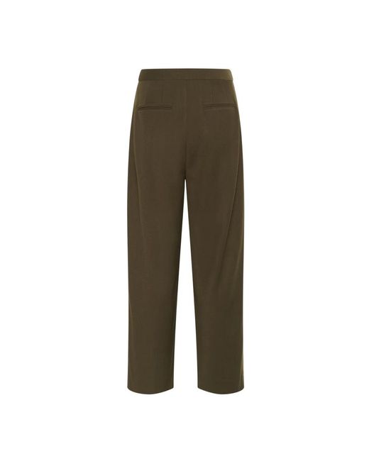 Gestuz Green Straight Trousers