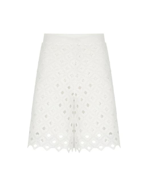 Max Mara White Casual Shorts