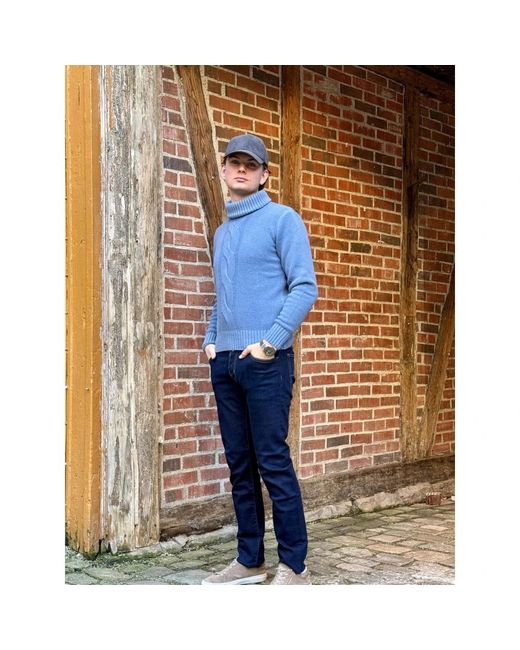 Jacob Cohen Blue Slim Fit Jeans for men