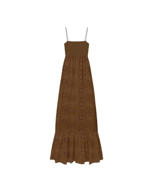 Mc2 Saint Barth Brown Maxi Dresses