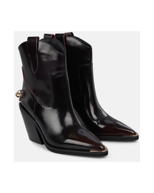 Alma En Pena. Black Cowboy & Biker Boots