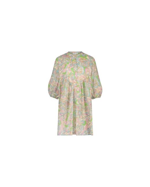 FABIENNE CHAPOT White Acapulco pink v-ausschnitt kleid