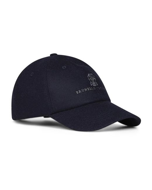 Caps Brunello Cucinelli pour homme en coloris Blue