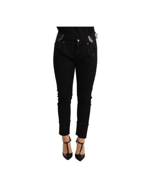 Ermanno Scervino Black Skinny Fit Jeans