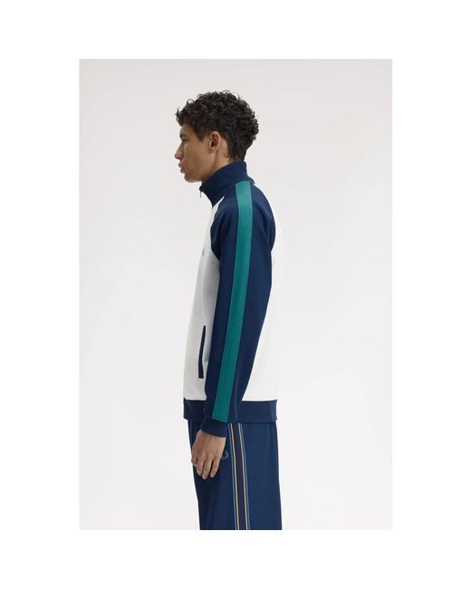 Zip-Throughs Fred Perry de hombre de color Blue