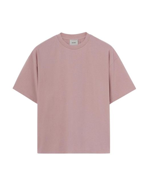 Halfboy Tops ,Paars ,Katoen Licht Mauve Oversized T-Shirt in het Purple