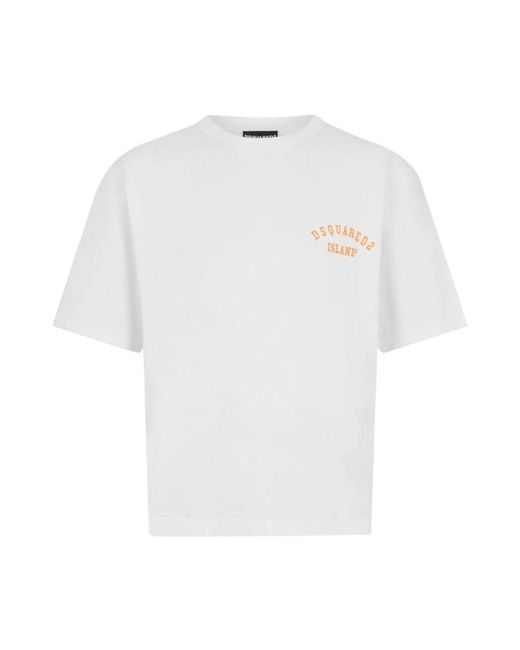 DSquared² White T-Shirts for men