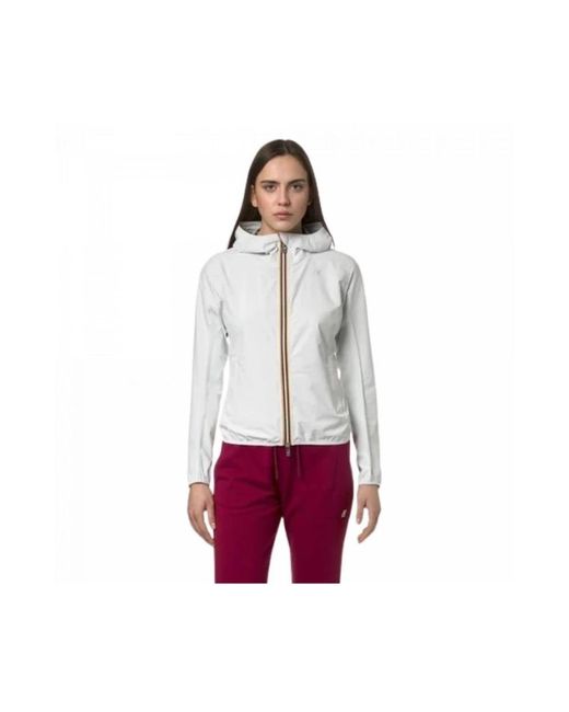 K-Way White Light Jackets