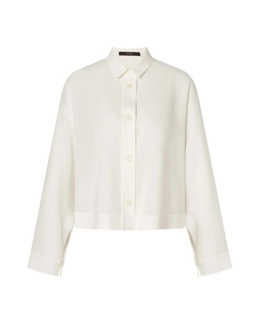 Windsor. Overhemden ,Wit Blouse in het White