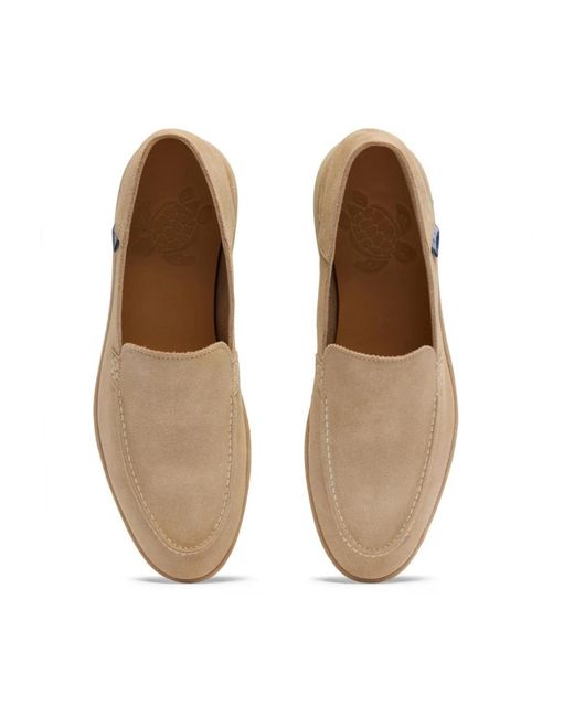 Vilebrequin Suède Loafers in het Natural voor heren