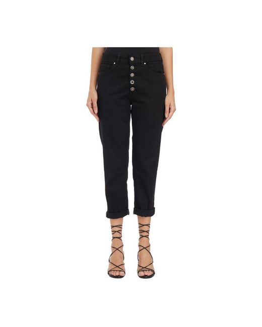 Dondup Black Schmuckverzierte Hose