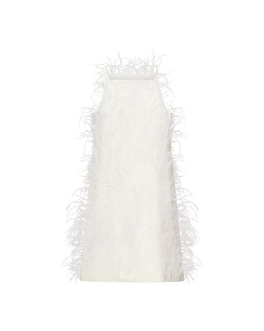 Pinko White Short Dresses