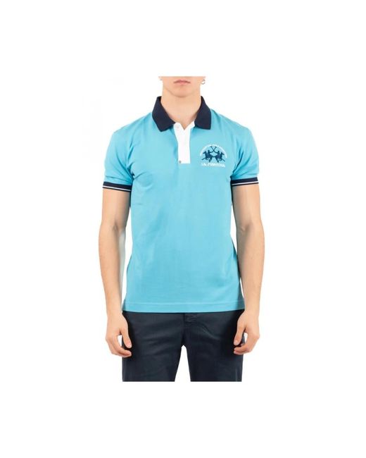 La Martina Stilvolles Poloshirt in Blue für Herren