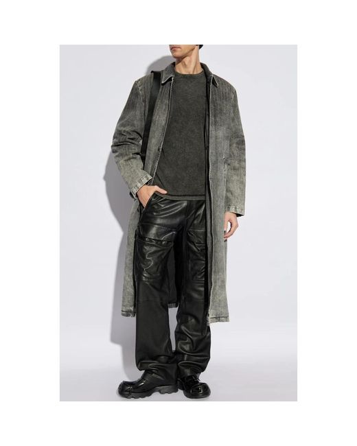 DIESEL Jassen ,Grijs ,Katoen Padded Coat D-Jack-S1 in het Gray voor heren