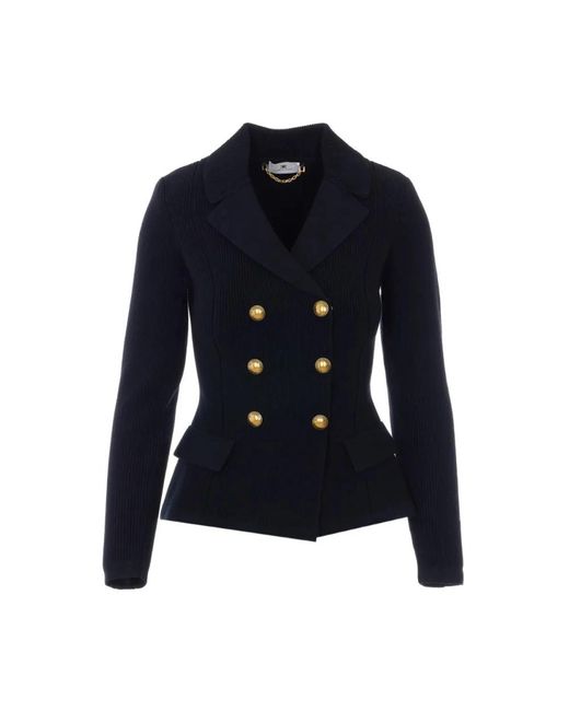 Elisabetta Franchi Blue Blazers
