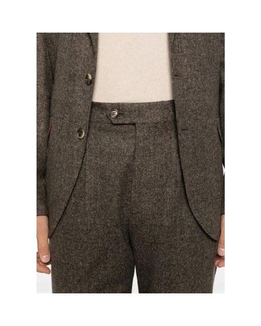 Single Breasted Suits Brunello Cucinelli de hombre de color Brown