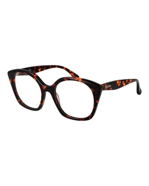 Max Mara Accessoires ,Bruin ,Bruine Optische Monturen Stijlvol Model in het Black