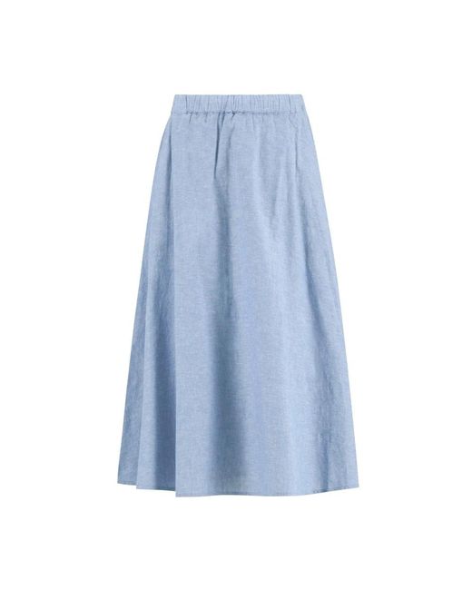 Barbour Sutton Midi Rok in het Blue