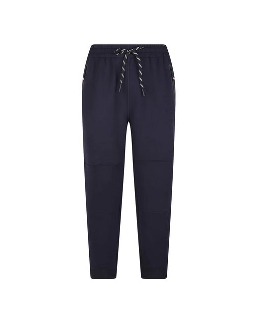 Moncler Logo Sweat Pant in het Blue voor heren