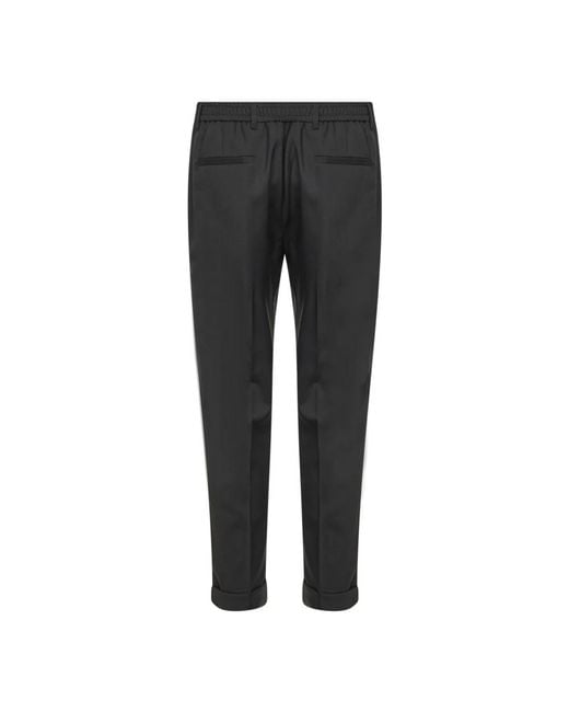 D4.0 Gray Slim-Fit Trousers for men