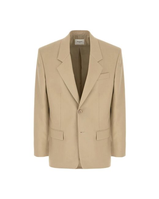 Saint Laurent Natural Blazers