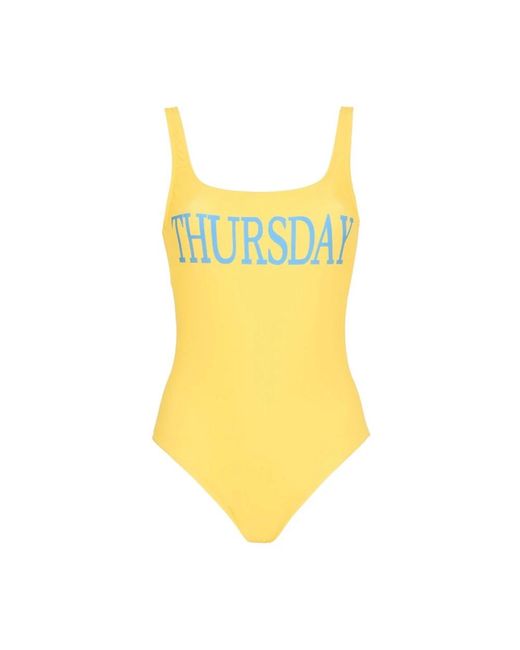 Alberta Ferretti Tops ,Geel ,Polyester J0028 Badpak in het Yellow