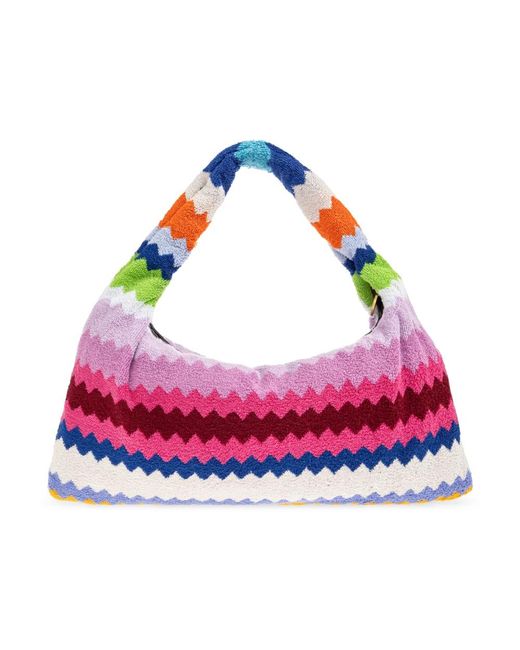 Missoni Pink Zigzag Henkeltasche
