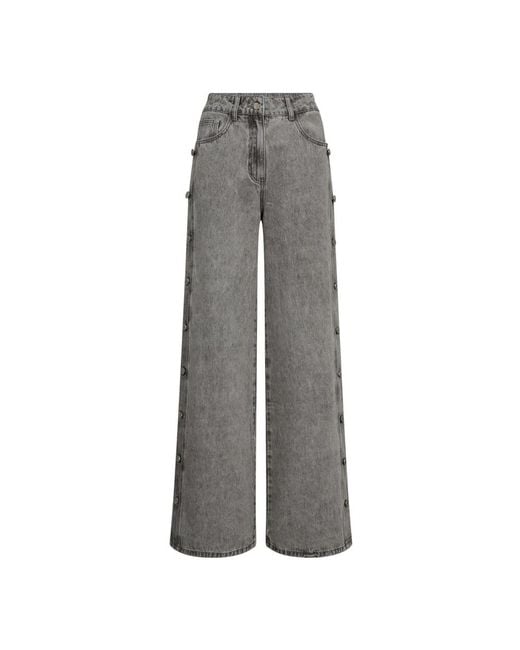 Haute L'Amitié Gray Wide Jeans