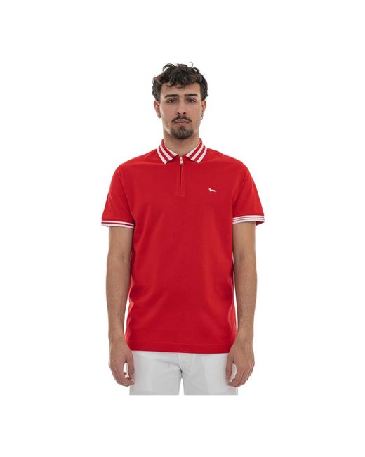 Harmont & Blaine Red Polo Shirts for men